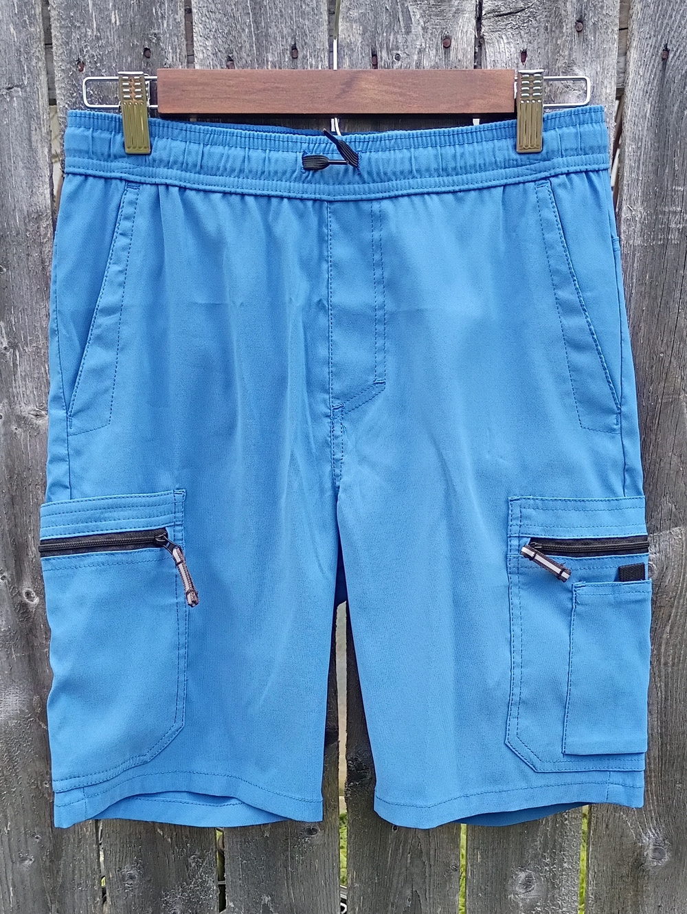 Boy's Blue Cargo Swim Shorts